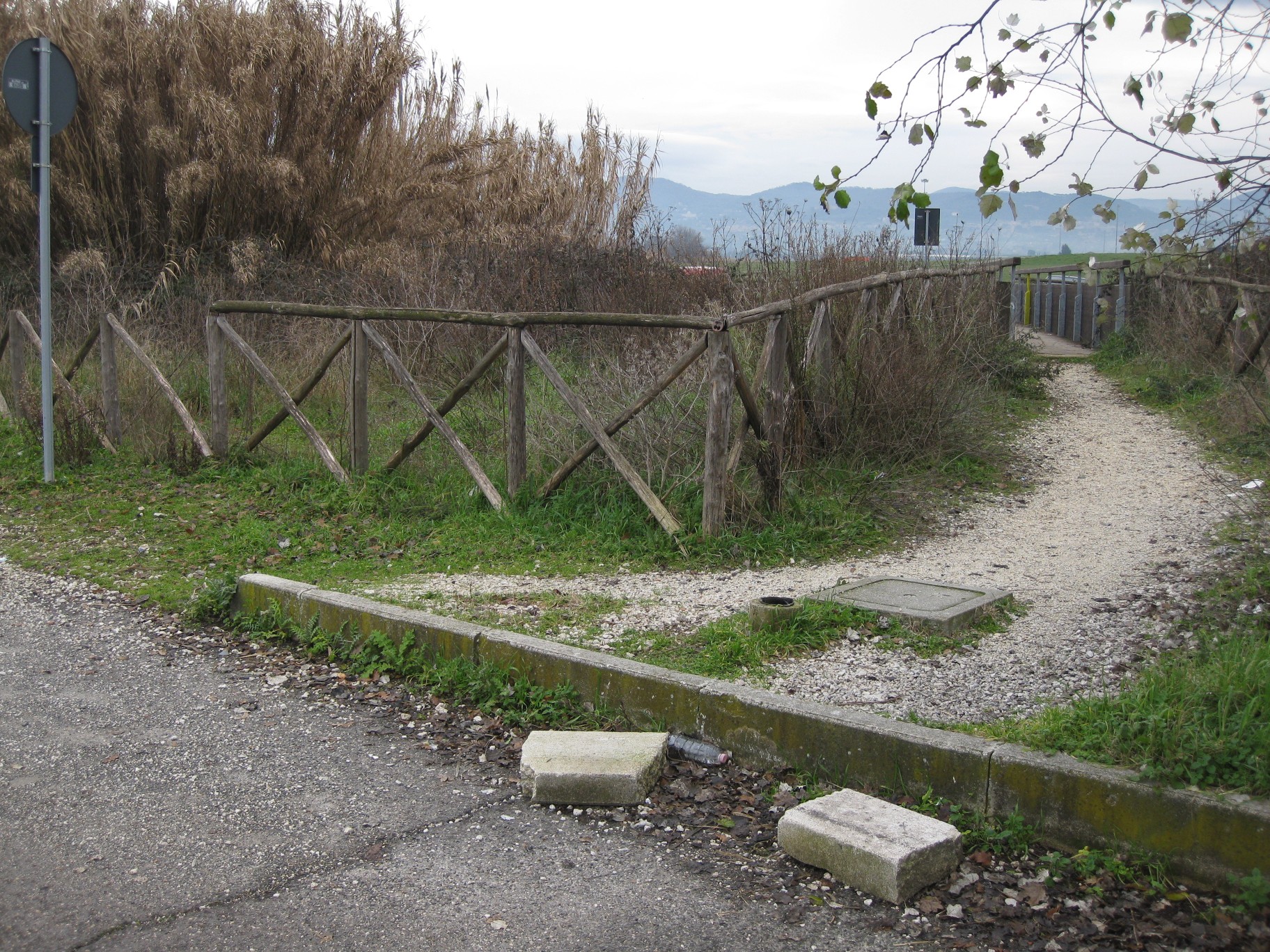 Gradino ingresso dal parco