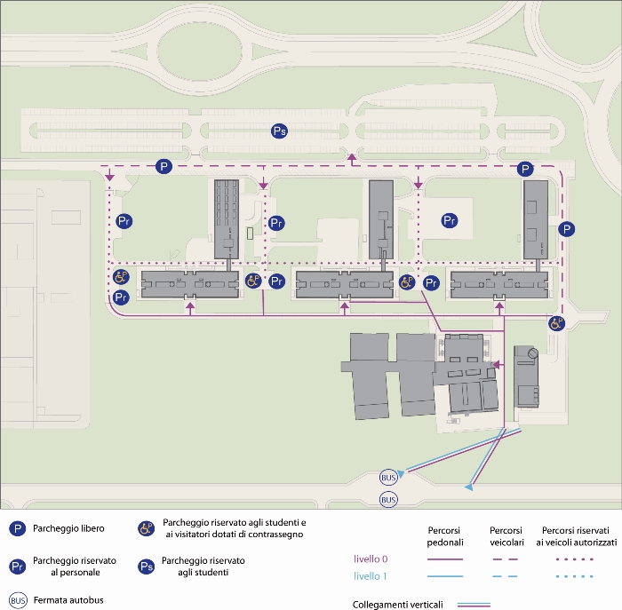 Mappa parcheggi ingegneria